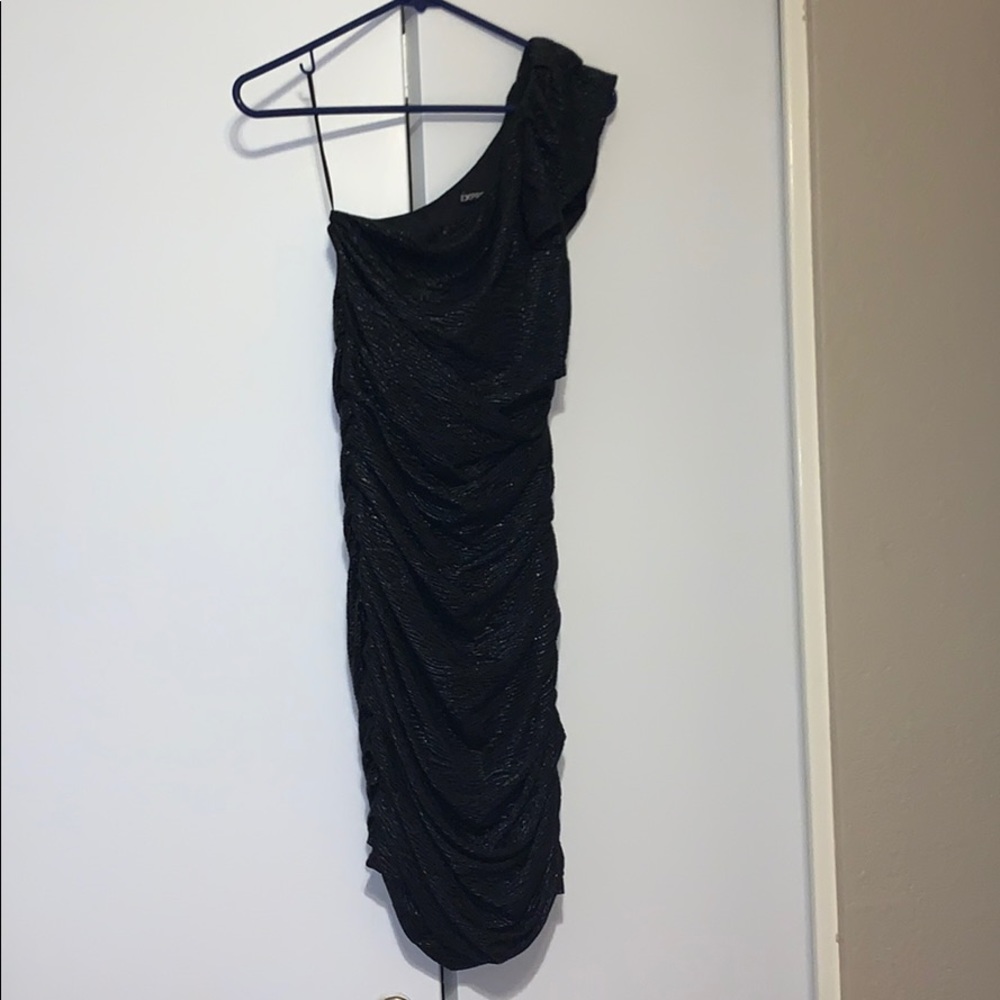 Express one shoulder mini dress